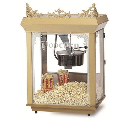Gold Medal Products Whiz Bang 2014 Countertop Electric Popcorn Popper, 12/14-oz Kettle, Heated Corn Deck, Etched Glass