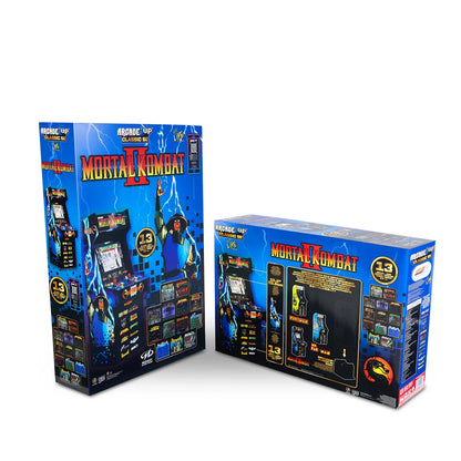 Mortal Kombat II Classic SE Arcade Machine – 4 - Foot Cabinet, 13 Classic Video Games, 15.6” IPS Display, Easy Assembly, Perfect for Home Gaming