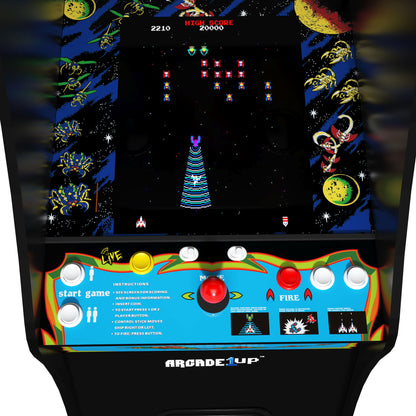 GALAGA Deluxe Arcade Game Machine 5-Foot Stand-Up Cabinet, Ages 14+