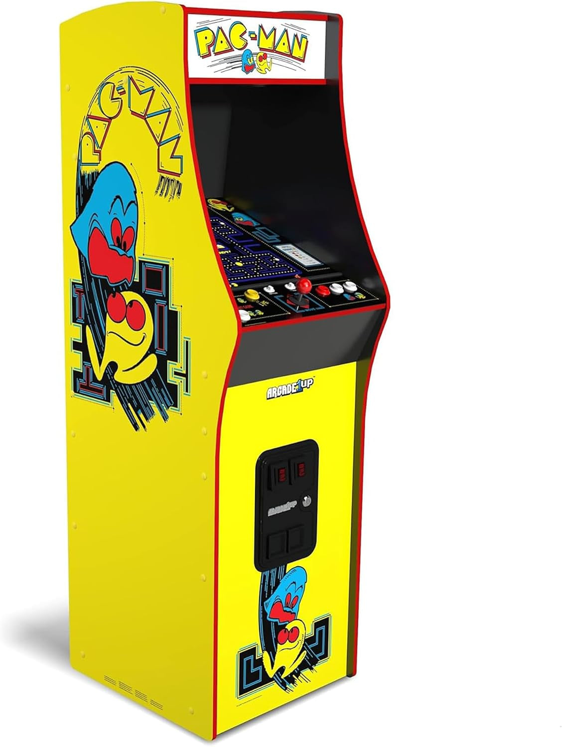 Arcade1Up Pac-Man Deluxe Arcade Gaming Cabinet, 14 Classic Games