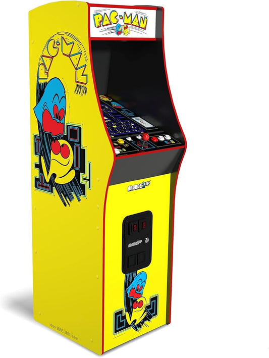 Arcade1Up Pac-Man Deluxe Arcade Gaming Cabinet, 14 Classic Games
